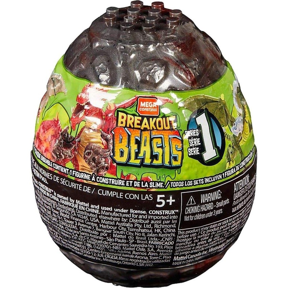 Mega Construx Breakout Beasts Series 1‎ Mystery Egg GCK31 New Sealed